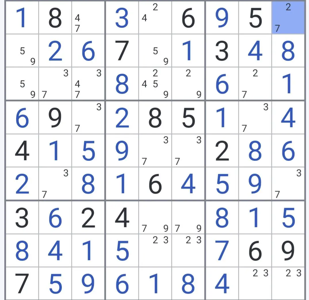 Example sudoku